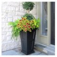 thumbnail image 4 of Exlonjet Inc. 5829B Tall Planter,16in L x 16in W x 28.3in H,Black, 4 of 7
