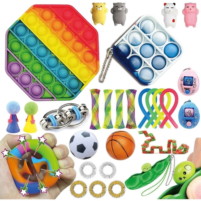 Juguete sensorial Push Bubble Fidget para aliviar el estrés del autismo