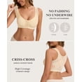 thumbnail image 5 of MANIFIQUE Posture Corrector Bra for Women Front Closure Bra Full Coverage Non Padded Wirefree, 5 of 8