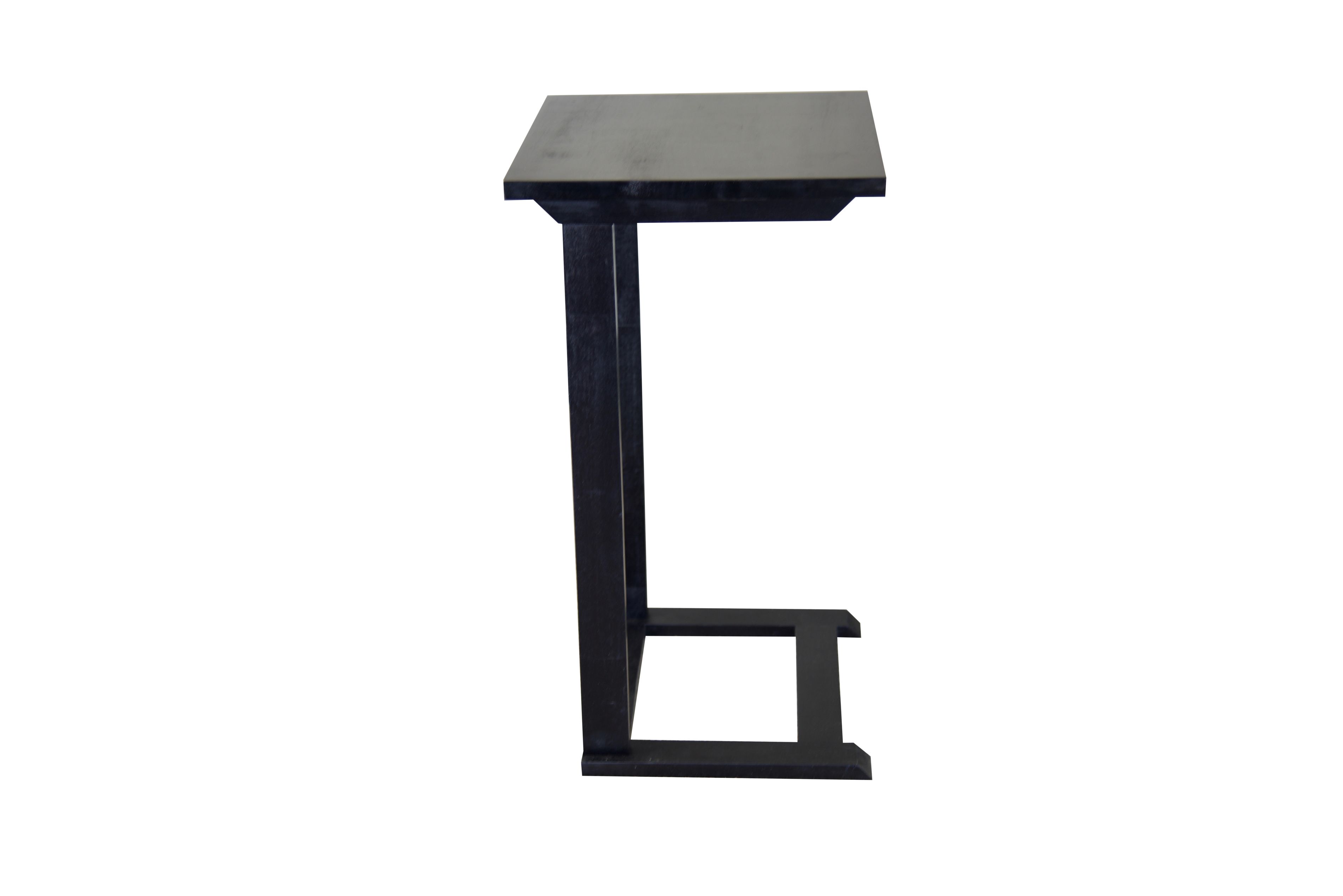 Casual Contemporary Living Solid Acacia C Table Black
