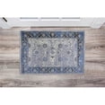 thumbnail image 2 of Linon Vintage Isfahan Power Loomed Microfiber Polyester 2'x3' Rug in Gray, 2 of 6