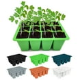 kinaerty-12-grids-seeds-starting-tray-with-drainage-holes-silicone