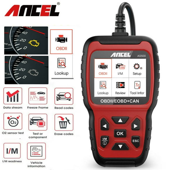 ANCEL AS500 OBD2 Scanner Code Reader Check Engine Light Automotive Auto Read Car Diagnostic Tools