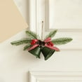 thumbnail image 5 of Christmas Metal Bell Ornaments with Pine Branches & Berries, Multicolor Iron Hanging Bells for Home Decor, Festive Door/Tree/Wall Decoration Xmas Gift, 5 of 5