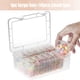 thumbnail image 5 of Caja de plástico transparente CAIROYAR para guardar cuentas pequeñas con tapa, 5 of 7