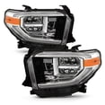 thumbnail image 2 of AKKON - Fits 2018 2019 2020 Toyota Tundra Pickup [DRL Tube Bar] LED Chrome Headlights Headlamp Pair Driver+Passenger Replacement, 2 of 7
