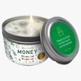 thumbnail image 4 of Magnificent 101 Long Lasting Money Aromatherapy Candle | 6 Oz - 35 Hour Burn | Made of Sage Scented Soy Wax Candle for House Energy Cleansing, Purification & Manifestation | Boost Your Cash Flow, 4 of 7