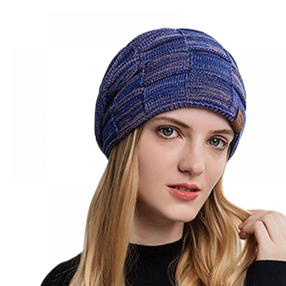 Knitted Winter Slouchy Beanie Hat 