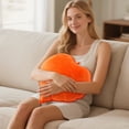 thumbnail image 4 of Leaf Pillow Plush Floor Cushion, 3D Green Leaf Shaped Throw Pillow for Sofa, Chair, Bedroom Decor, 17.7 Inch Decorative Accent Pillow for Living Room, Office, Car, Simple Room Decoration, 4 of 4