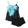 thumbnail image 6 of Xmyrz 2Pc Tankinis Swimsuits For Women 2026 Vacation Tie-dye Leisure Loose Split Bikinis Swimsuit Sets Swimwear, 6 of 6