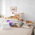 thumbnail image 6 of Manfei Cartoon Capybara 7-Piece Twin Bedding,Cute Wildflowers Pattern Bedding Comforter Set,Multicolor,Polkadot Reversible, 6 of 7