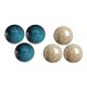 thumbnail image 1 of Bolas de esfera de mosaico,Bolas decorativas de bolas de esfera de mosaico de vidrio,Juego de 3 bolas decorativas para todo el hogar,Jarrones Mesa Cuencos Centro de mesa Orbes, 1 of 9
