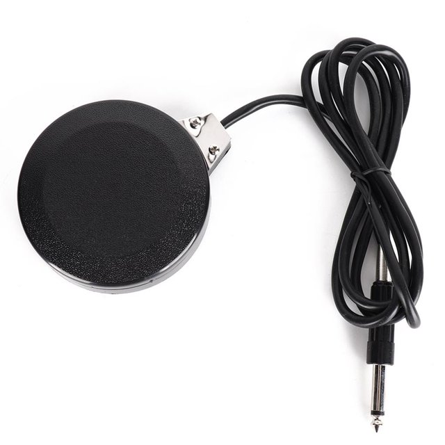 Máquina De Tatuaje Redonda Fuente De Alimentación Pedal De Pie Máquina De Tatuaje De Arte Corporal Interruptor De Pie Antideslizante Monstrate CE002634-00