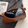 thumbnail image 3 of Small Shoulder Bag, Crossbody Bag - PU Leather, Y2K Vintage Party Handbag,Coffee, 3 of 4