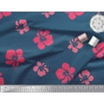 thumbnail image 2 of Soimoi Poly Georgette Fabric Artistic Flower Print Fabric by the Yard 52 Inch Wide, 2 of 3