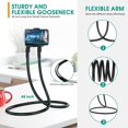 thumbnail image 4 of Soporte para teléfono, soporte universal para teléfono celular para cama, soporte para teléfono de escritorio de 360 ​​° con brazo largo flexible, soporte multifunción para teléfono inteligente para i, 4 of 5