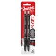 thumbnail image 1 of Sharpie S-Gel, Gel Pens, Fine Point (0.5 mm), Black Ink, 2 Count, 1 of 8