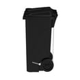 thumbnail image 5 of Safco Products Plastic Step-On Touchless 32 Gallon Trash Can in Black, 5 of 5