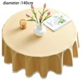 thumbnail image 2 of Nappes en Microfibre Imperméables, Nappes Rondes pour Extérieur et Intérieur, 2 of 5