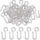 thumbnail image 1 of Curtain Hooks, 40 Pieces Curtain Rail Hooks, Heavy Duty Zinc Curtain Hooks, For Door Curtains, Etc (50x2.5mm), 1 of 4