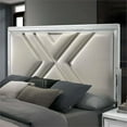 thumbnail image 6 of Furniture of America Anaiya Contemporary Wood Queen Bed with LED in White, 6 of 8