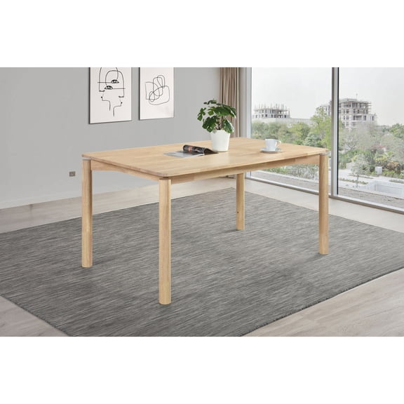 Miekor Furniture Svenstra White Washed Rectangular Dining Table No3132