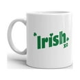 thumbnail image 2 of Irish XO St. Patricks Day Funny Coffee Tea Ceramic Mug Office Work Cup Gift 11oz, 2 of 3