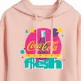 thumbnail image 3 of Coca-Cola - 90's Retro - Always Fresh - Juniors Cropped Pullover Hoodie, 3 of 5