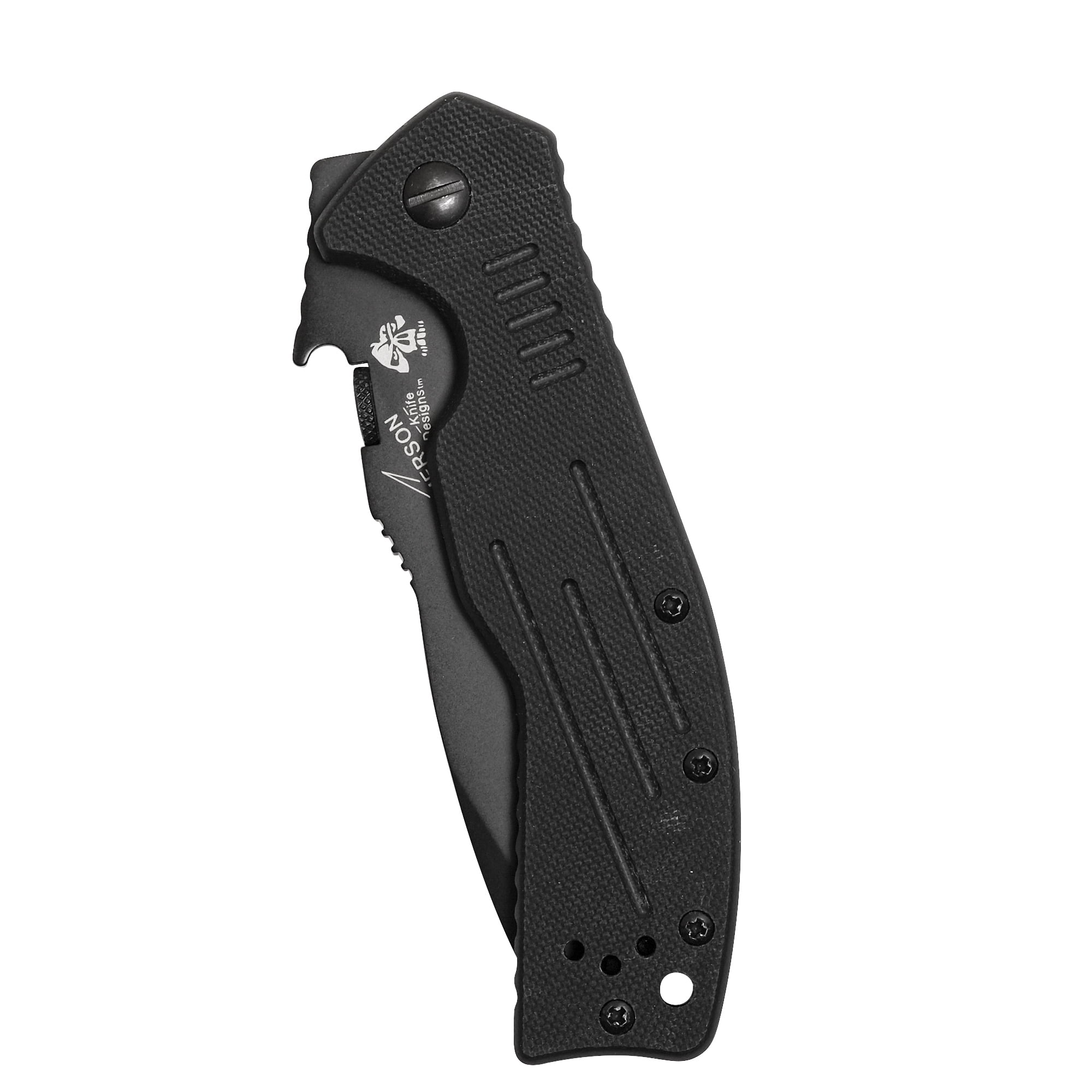 Kershaw Emerson Cqc-8K Pocket Knife, 3.5 Inch Folding Blade, (6044TBLK)