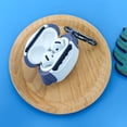 thumbnail image 5 of [1 Pack]Cute Protective Case for AirPods 4 (2024), 3D Cartoon Design Silicone Case Cute Accessory with Keychain/Cleaning Kit (shark), 5 of 7