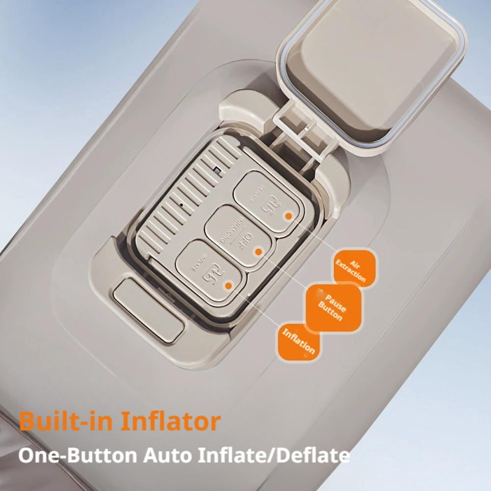 Inflatable Car Mattress for Back Seat, SUV Trunk Travel Bed with Built-in Pump, Portable Camping Sleeping Pad for Road Trips, Outdoor Adventures