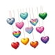 thumbnail image 1 of 12 serpentinas de papel con forma de corazón de colores para colgar, decoración para el Día de Valentín, para fiestas de carnaval., 1 of 9