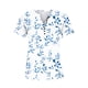 thumbnail image 4 of ICHUANYI Clearance Women's Fashion V-neck Print Casual Loose Short Sleeve Top Short Sleeve V-neck Top/Shirt(Sky Blue, M) ICHUANYI WER2023080712118, 4 of 5