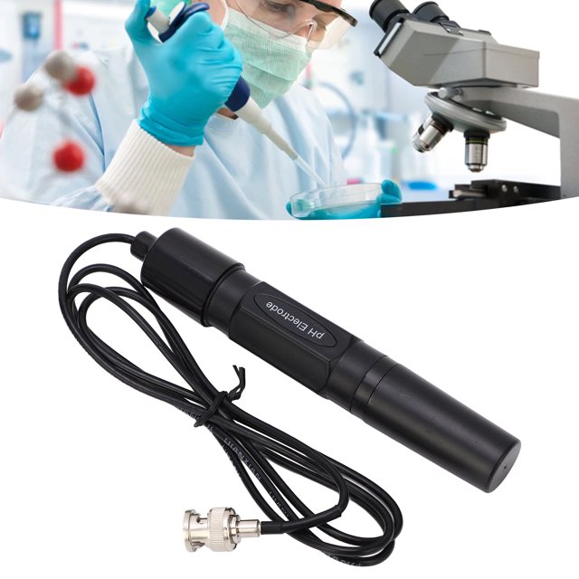 Sensor De Sonda De PH Sensor De Sonda De PH 0,00-14,00PH Sonda De PH Electrodo ORP Con Caja De Almacenamiento De Enchufe BNC De 50OHM Para Pruebas De Del Agua