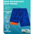 thumbnail image 2 of Quad Seven Boys Swim Trunks Quick Dry Swimming Shorts with Compression Liner, 2 of 7