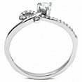 thumbnail image 6 of Rings for Women Silver 316L Stainless Steel DA142 - AAA Grade Cubic Zirconia in Clear, 6 of 6