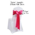 Chair Ribbon Bow Strap Wedding Banquet Party Event Decoration Chair Bow