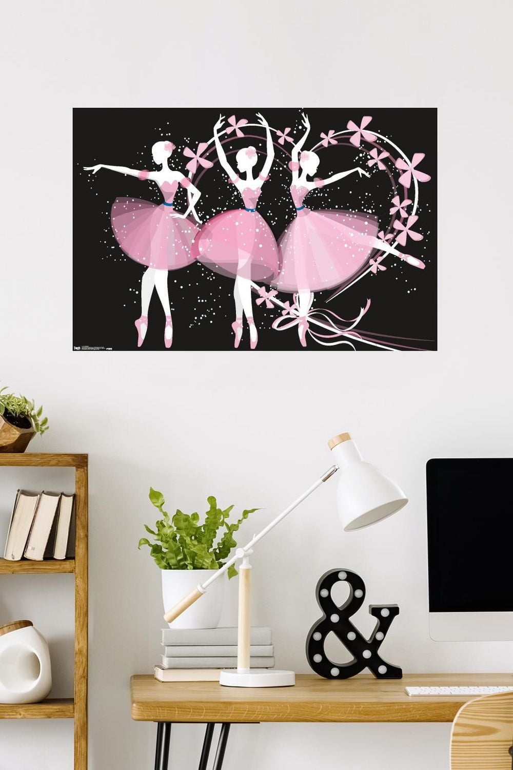 Dancing Ballerinas Wall Poster, 22.375" x 34"
