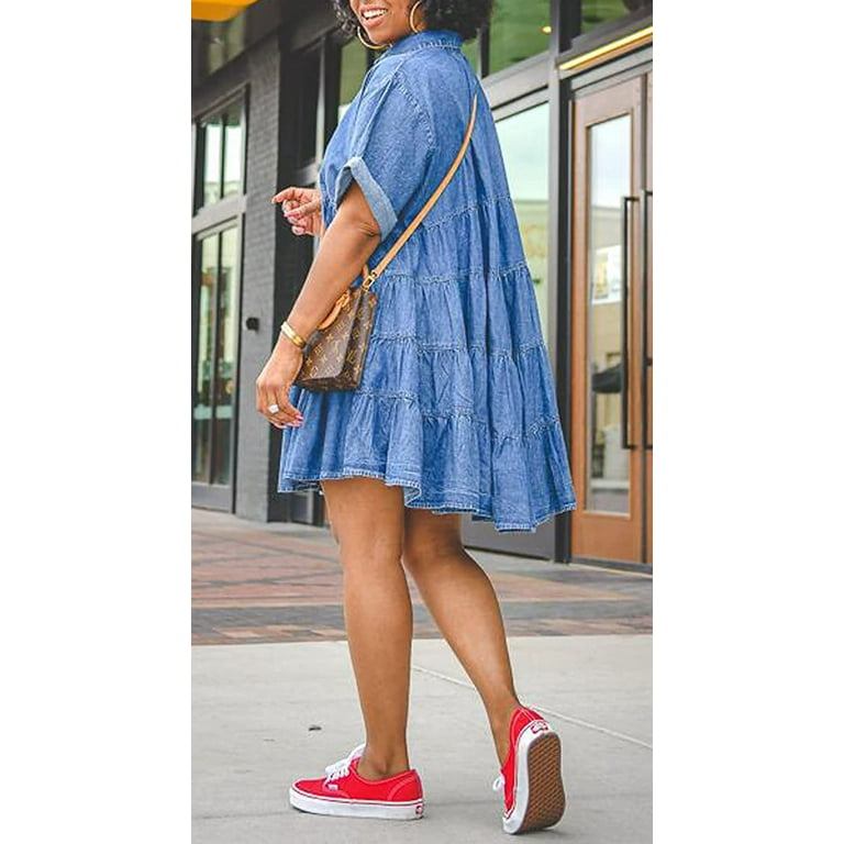 Jean dress clearance walmart