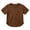 Coffee, variant on Kids Plain Tee, Short Sleeve Round Neck Curved Hem T-Shirt, Loose Basic Casual Top For Boys & Girls Purple 2-3 Years