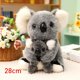 thumbnail image 3 of Lovely Australia Koala Plush Toys Furry Koala Bear Plush Dolls Stuffed Soft Animal Pillow for Friend Birthday Christmas Gift, 3 of 5