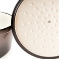 thumbnail image 4 of BergHOFF Neo 3pc Cast Iron Cookware Set, Grill Pan & Round Dutch Oven, Oyster, 4 of 6