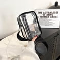 thumbnail image 4 of Bolsa de moda bandolera transparente de PVC con pequeño (negro) Tmvgtek Para Estrenar, 4 of 9