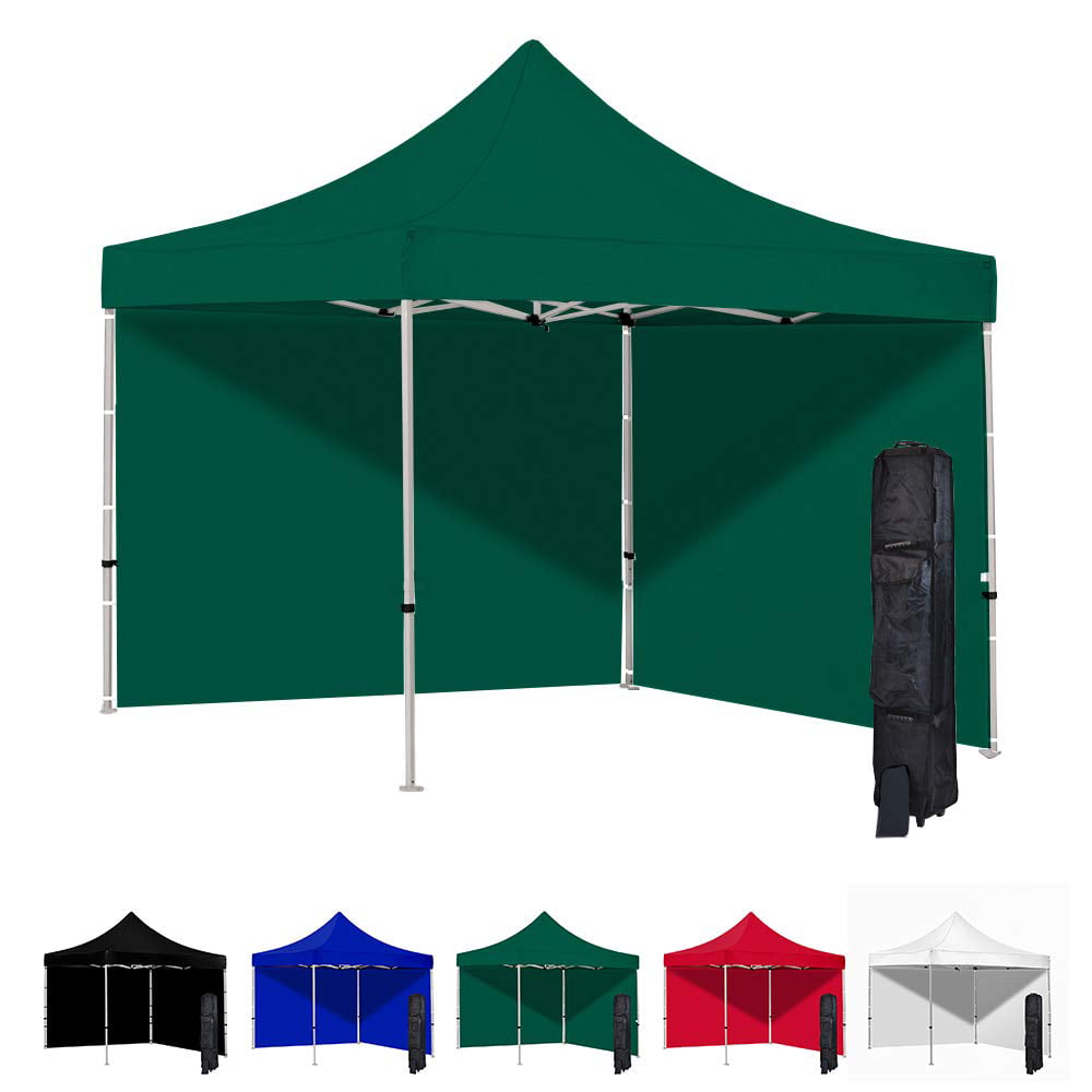 Vispronet Pop Up Canopy Economy 10x10 Frame with Canopy and 4 Walls 