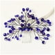 thumbnail image 5 of Minnieouse Peines para el cabello Cristal azul Hecho a mano Diadema liviana Moda Exquisito Tocado a prueba de desvanecimiento Fiesta de boda Interior Ropa, zapatos y accesorios Miscelánea Minnieouse AP013449-01, 5 of 6