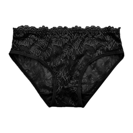 

Women Underwear Low Waist Mesh Briefs Stretchy Solid Color Cotton Breathable Panties Female Underpanty Comfort Undergarments