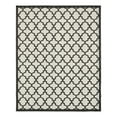 thumbnail image 3 of Unique Loom Outdoor Trellis Collection Area Rug - Tulsa (8' x 10' Rectangle Black/Cream), 3 of 7