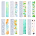 thumbnail image 2 of Osdhezcn Flexible Silicone Bookmarks Rectangle Mould Suitable for Handcraft Enthusiasts and Creative Projects Supplies, 2 of 20