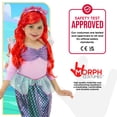 thumbnail image 7 of Morph Girls Mermaid Princess Costume Wig Kids Fairy Tale Book Day Week Halloween Multi-color S, 7 of 7