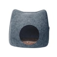 thumbnail image 2 of Cama acolchada para , camas extraíbles para para suministros para mascotas de interior con cremallera, tienda pequeña lavable para , oscuro Colco Cueva de la cama del gato, 2 of 7